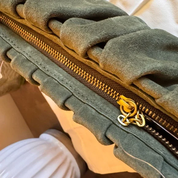 STAUD  baguette Khaki Green Shoulder Bag - Picture 2 of 14